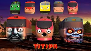 TITIPO TITIPO FRIENDS CARTOON TEBAK GAMBAR KERETA TITIPO [upl. by Pfaff]