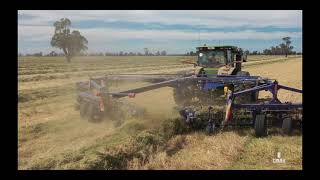 Vetch Hay Making Australia 2021 [upl. by Atirb]