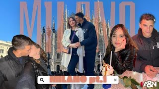 VLOG MILANO 🇮🇹 Andjela i Aleksa na romanticnom putovanju [upl. by Aratas]