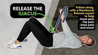 Iliacus Muscle Release  Self Myofascial Release [upl. by Aiz897]