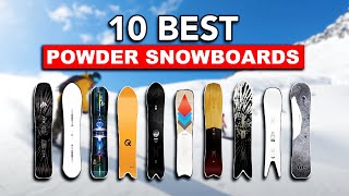 10 Best Powder Snowboards [upl. by Alegna]