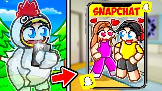 Espionner des COUPLES en étant INVISIBLE sur SNAPCHAT Roblox [upl. by Ingaberg]