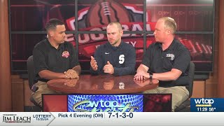 Football Frenzy Week 10 Coach Nathan Tanner interview C Block [upl. by Saltzman]