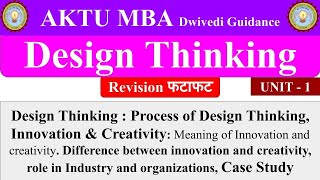 Design Thinking aktu design thinking process design thinking examples design thinking unit 1 aktu [upl. by Dusty982]