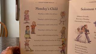 Nursery Rhymes Monday’s Child [upl. by Rambow]