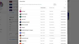 My Most Subscribed Subscribers [upl. by Eggleston26]