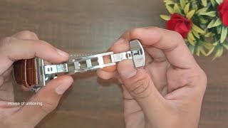 How to use deployment clasp band in Tissot watch  House of unboxing watch trending [upl. by Eskil]