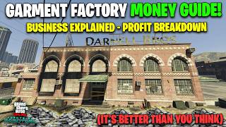 GTA Online GARMENT FACTORY Money Guide  Darnell Bros Factory Business Guide amp Tips To Make MILLIONS [upl. by Peace629]