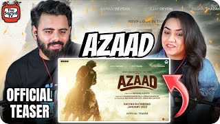 Azaad Official Teaser  Ronnie S  Pragya K  Jan 2025  The Sorted Reviews [upl. by Skees178]