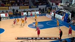 khimki vs olympiakos 8287 201213 euroleague top16 [upl. by Campball510]