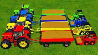 EXCAVATION OF COLORS  Manure Loading With Mini Loaders  Farming Simulator 22 [upl. by Erdman]