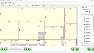 Fit cut panel optimizasyon firesiz kesim programı  Türk Yazılım [upl. by Kantos]