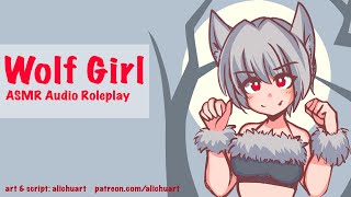 Wolf Girl Tends To Your Wounds  Monster Girl ASMR Roleplay F4A cozy fire fluffy cleaning ♥ [upl. by Duston]