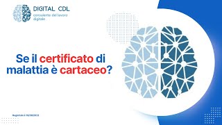 Certificato malattia cartaceo come gestirlo [upl. by Florin]