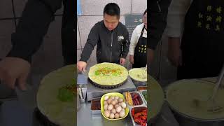 🥰 Satisfying with delicious egg pancake 🥳 streetfood satisfying satisfyingvideo [upl. by Atrice854]