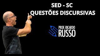 SED  SC  QUESTÕES DISCURSIVAS [upl. by Lebiralc339]