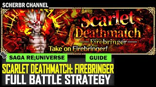 Scartlet Deathmatch Firebringer Boss Strategy  Romancing SaGa reUniverSe [upl. by Pauli]