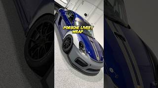 Porsche livery Stay tuned porschemotorsport carwrappers carvideo satisfyingvideos [upl. by Lesley]