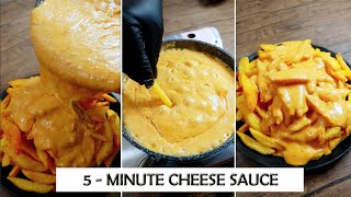 QUICK amp EASY Homemade Nacho Cheese Sauce Recipe  Easy and Delicious [upl. by Kirtley]