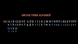 ALFABE VE ORTAK TÜRK ALFABESİ [upl. by Leiru]