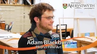 Postgrad Student Talks Adam Blackburn PhD Fine Art [upl. by Anirbus]