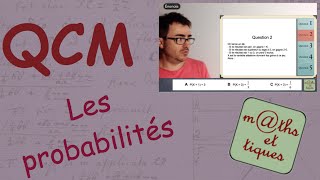 QCM  Les probabilités  Première Techno [upl. by Yorick]