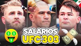 Salarios amp Bonificaciones del UFC 303💰💰💰  ¿Cuánto ganó PEREIRA tras BRUTAL KO sobre PROCHÁZKA [upl. by Agnes]