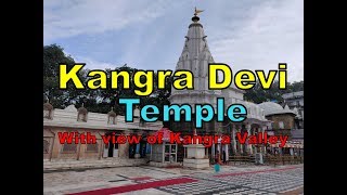 Kangra Devi Temple with view of Kangra Valley Himachal Pradesh  Himachal Darshan [upl. by Kirsch]