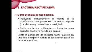 Factura rectificativa [upl. by Codi]