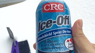 CRC IceOff Windshield Spray DeIcer Test [upl. by Atival]