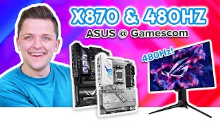 X870 Motherboards amp 480Hz OLED Monitors are Finally HERE 👀 ASUS  Gamescom 2024 [upl. by Dripps]