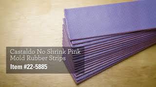 Castaldo® Pink Mold Rubber Strips [upl. by Enaek]