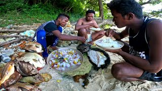 Ang mga sariwang huli😋 luto agad sa tabing dagat  CATCH AND COOK [upl. by Melodie]