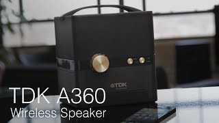 TDK A360 Wireless Speaker Unboxing amp First Look [upl. by Ahtoelc595]