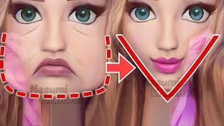 V Shaped Face Exercise  Japanese Face Massage to Slim Down Your Face and Get A Beautiful Jawline [upl. by Caswell]