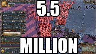 EU4 This is how over 55 million soldiers battle looks like [upl. by Nelrah257]