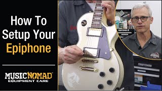 EPIPHONE LES PAUL  How to Setup Your Electric Guitar  Step by Step [upl. by Enimaj]