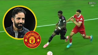 Alphonso Davies vs Liverpool  MAN UNITED TARGET  All Skills  🎯🔴 [upl. by Sheelah]