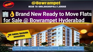 🏢👌Brand New Ready to Move Flats for Sale in Bowrampet Hyderabad shorts youtubeshorts viralvideo [upl. by Anail]