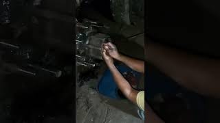 Open spanner tightening lock nut youtube mechanic work truck [upl. by Lseil]