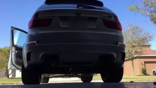 X5M exhaust cold start [upl. by Naara359]