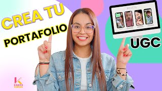 Cómo CREAR tu PORTAFOLIO UGC EN CANVA I TALLER 2024 [upl. by Inahpit]