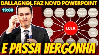 19h VERGONHA ALHEIA  Deltan Dallagnol refaz PowerPoint contra Lula para criticar o governo federal [upl. by Odraode]