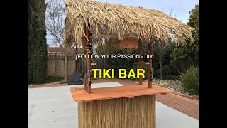 DIY How to build a Tiki Bar at home in a weekend [upl. by Waine251]