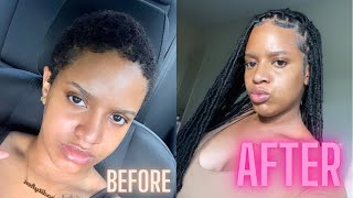 how to soft locs on SHORT hair [upl. by Huttan]