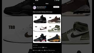 More cancelled holiday 2024 releases for Jordan Brand…what is going on jordan nike sneakers [upl. by Eelyram]