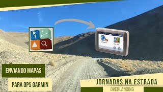 Como transferir mapas para o GPS da Garmin [upl. by Ydualc]