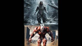 Colossal Titan vs Godzilla vs Gaint Creatures King Kong Venom Yeti Hulk Thanos T rex [upl. by Donata]