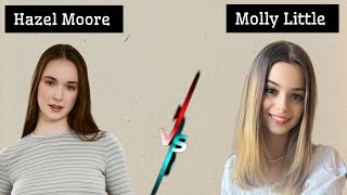 A Short comparison between two popular Actresses Molly Little and Hazel Moore [upl. by Ziagos]