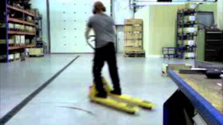 pallet jack drifting at work [upl. by Given]